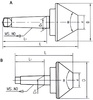 Центр грибковый вращающийся DS6х100 B60 - КМ6