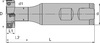 ATSM90-CC06-D28X8-W20-L66-Z04 T-образная фреза AKKO