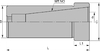 D32-MT1 Втулка переходная с Цилиндрического на Конус Морзе