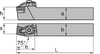 DCBNR2525M12 Державка токарная "DESKAR"