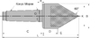 DTHJDJ-MT6-F160-60° Центр упорный с увеличенным твердосплавным наконечником