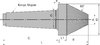 MHDJ-MT5-D103-d20-60° Центр токарный передний поводковый рифленый