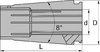 SK25-24 Цанга (0,008) высокоточная, высокоскоростная