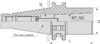 SK40-MTB2-50 Патрон DIN69871 с резьбой для инструмента с Конусом Морзе №2