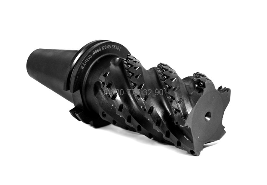 AH290-R080.120.05.SK50.C NOX фреза торцово-цилиндрическая 80х120х265, SK50, СОЖ AH290-R080.120.05.SK50.C NOX фреза торцово-цилиндрическая 80х120х265, SK50, СОЖ