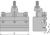 Держатель быстросменный для отрезной пластины AT-K3X10X75 Multifix