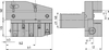 B8-50x32x55 Держатель инструмента VDI радиальный перевернутый удлиненный Левый
