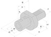 E1-40x32 Держатель инструмента VDI для сверл, аксиальный