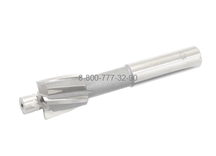 Цековка D10,0 с цапфой d5,5 L-80 ц/х Р6М5 Z=4 dхв-8 мм Цековка D10,0 с цапфой d5,5 L-80 ц/х Р6М5 Z=4 dхв-8 мм