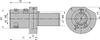E1-50x50 Держатель инструмента VDI для сверл, аксиальный