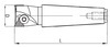 Фреза концевая 19х122 с механическим креплением пластин (к/х, КМ3, Z=2, 3-х гранная пластина TPUN-090204)