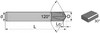 Фреза фасочная d4х50 z=3 TiAlSiN 55HRC 120°