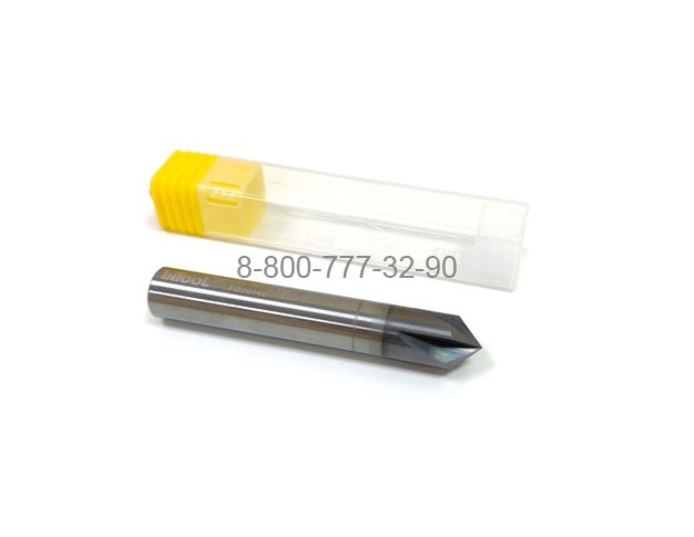 Фреза фасочная d4х50 z=4 AlCrSiN 48HRC 90° Фреза фасочная d4х50 z=4 AlCrSiN 48HRC 90°