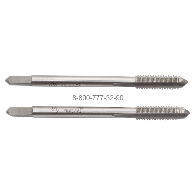 Метчик м/р М5,0х0,8 Р6М5/М2 комплект из  2шт. ГОСТ 3266-81 "Wolfstar"