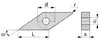 VNMG160404 HA K10 пластина твердосплавная "DESKAR"