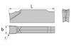 ZPFS0302-MG IP7120 пластина для отрезки и точения канавок