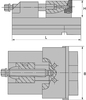 Подвижный блок модульных тисков ZQ84100-01