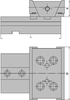 Неподвижный блок составных модульных тисков ZQ84150-03